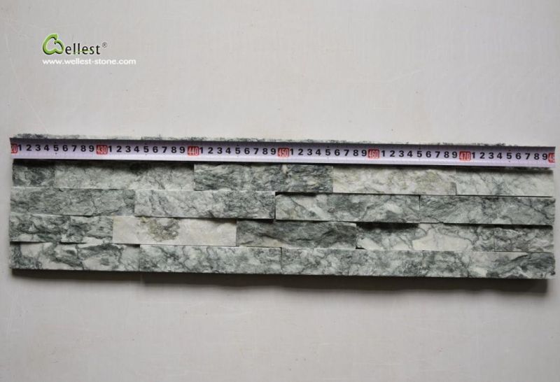 Poetic Lotus Green Marble Culture Stone for Wall Decorating/Cladding