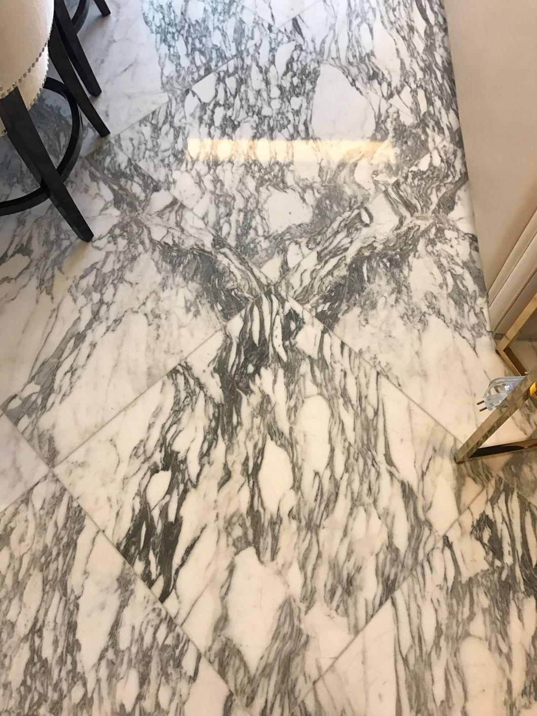 Natural Material Cheap Arabescato Stone Marble Floor Tile for Hotels/Rooms/Interior Decoration