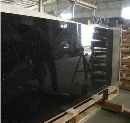 Countertop/Vanity/Worktop Granite for Kitchen/Bathroom Black/White/Gold Shinning Granite