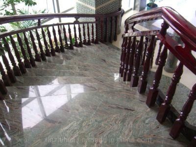 Interior Decor Building Materials Floor/Wall/Stairs/Risers/Tiles Threshold Tread Green/Verde/Marble Stone Plates