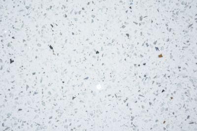 Non Abrasive Clear Wall Panel China White Glass Quartz