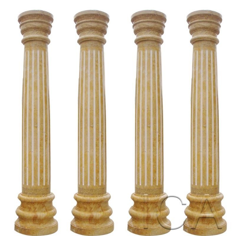 High Quality Natural Stone Carved Marble Columns