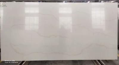 New Quartz Stone Marble Look Calacatta Quartz Slabs Large Countertop