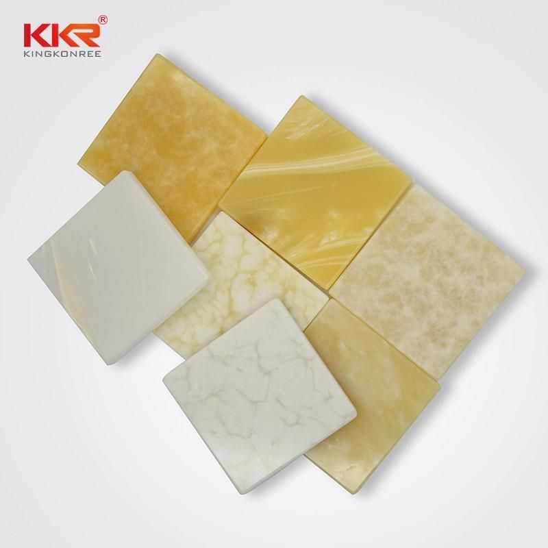 Translucent Resin Panel Acrylic Stone Solid Surface Translucency Sheets
