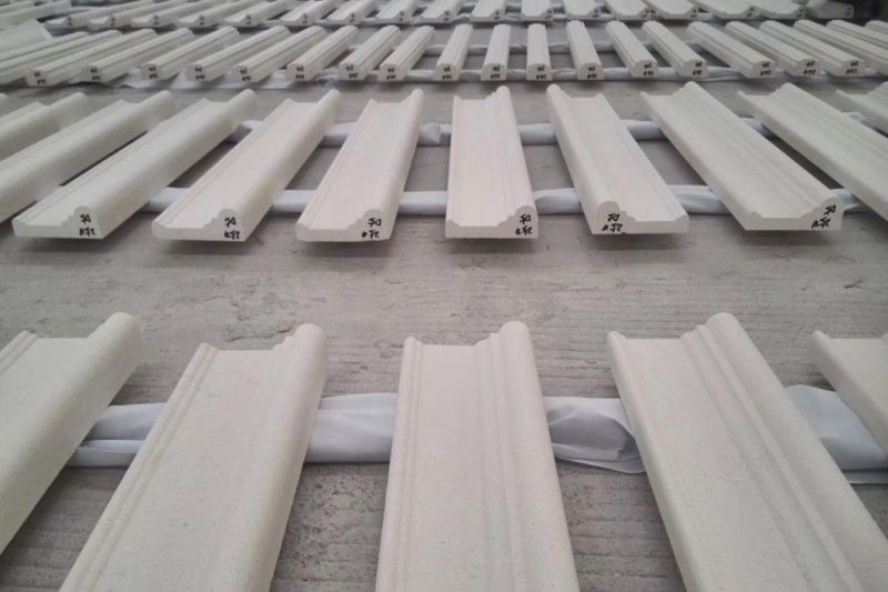 Beige Limestone Wall Cladding for Villa Exterior Wall Decoration