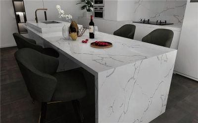 Calacatta White Artificial Quartz Stone Kitchen Quartz Countertops