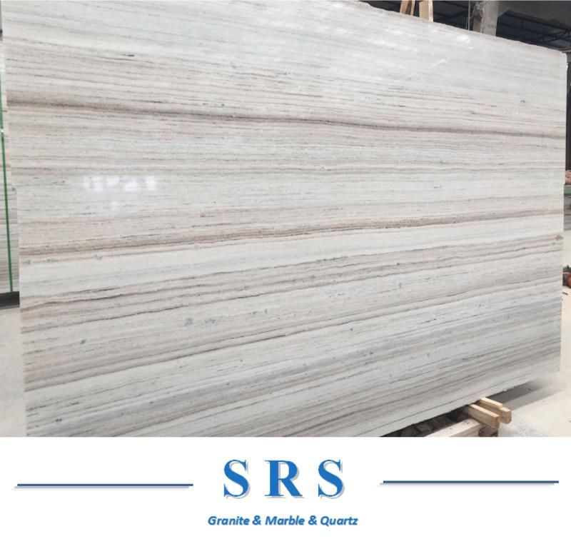 Crystal Wooden Vein Marble Slab for Wall/Floor/Background/Tile