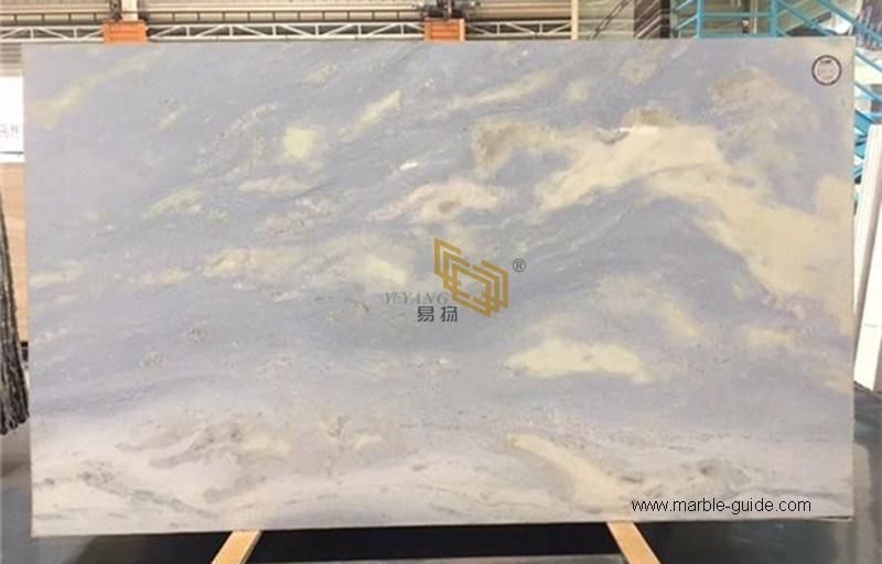 Natural Blue Vein White Stone Marble for Floor Tile/Bath Top/Wall Cladding/Baluster/Table