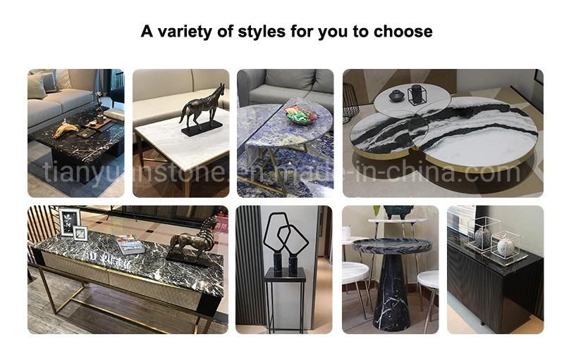 Wholesale Customized Modern Indoor Banquet Table Round Marble Restaurant Table