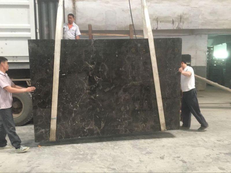 Dark Emparador Marble Slab