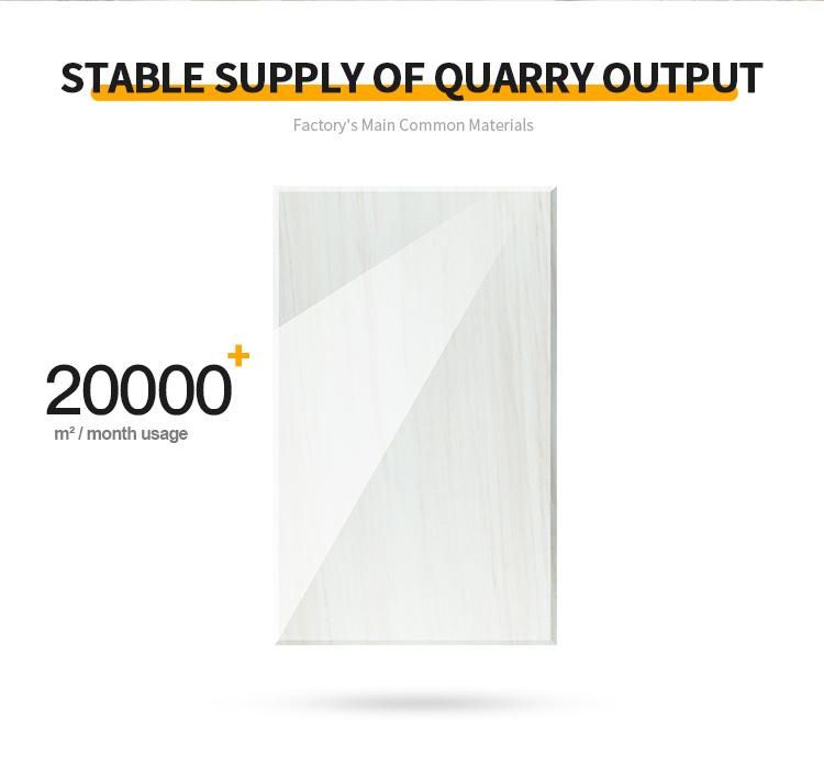 Own Quarry Top Popular Type White Natural Marble Slab White Wood White Marble Bathroom Wall Floor Tiles