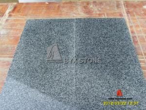Polished G654 Dark Grey Granite, China Black Impala Granite Tiles