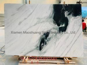 Natural Panda White Polished Marble Stone Ready Slabs
