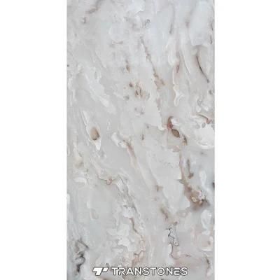 Architectural Artificial Faux Onyx Slab for Alabaster Kitchen Table