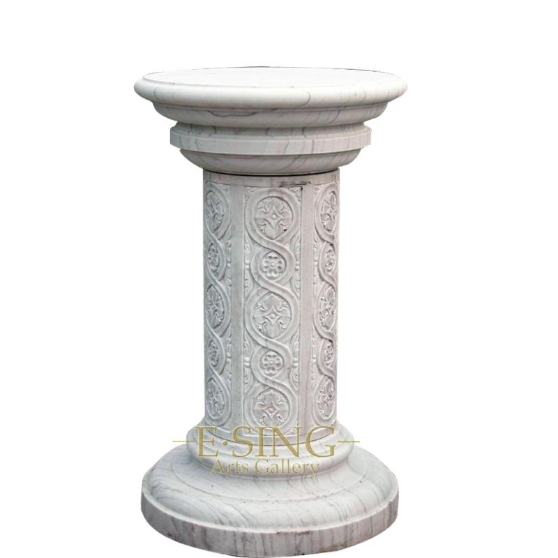 Small Stone Marble Interior Decorative Pillar for Home