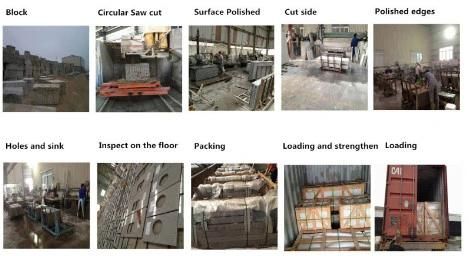 Newly White Granite Slab Countertop/Vantiy Bathroom/Kitchen/Garden/Outside Worktop Wholesale