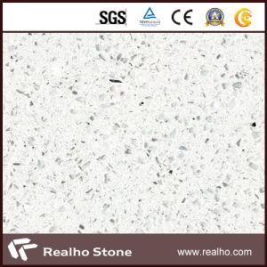 Snow White Artificial Quartz Stone Slab for Countertop