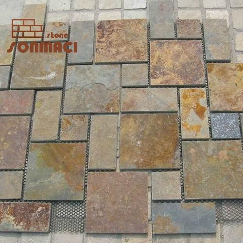 Natural Outdoor Slate Flagstone Stepping Paver