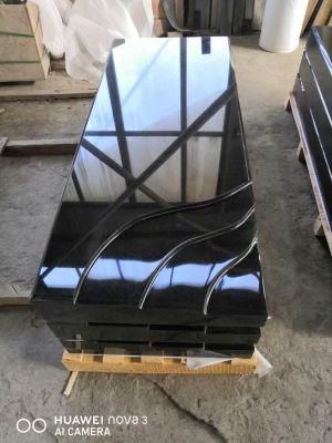 Israel Shanxi Black Granite Tombstone Monument Headstone Gravestone