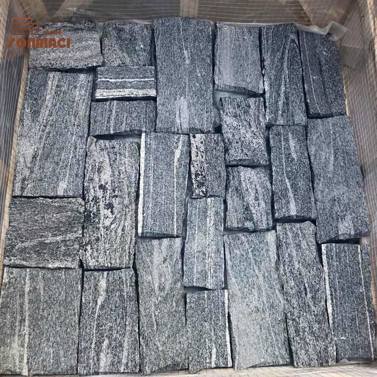 Hot Sale Natural Grey Slate Stone Wall Veneer