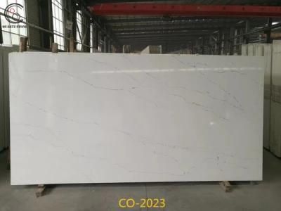 High Quality Artificial Quartz Stone Slab with Beautiful Veins Like Trees