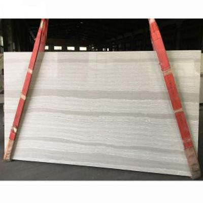 Grey Wood Grain Quartz Slabs for Floor and Wall
