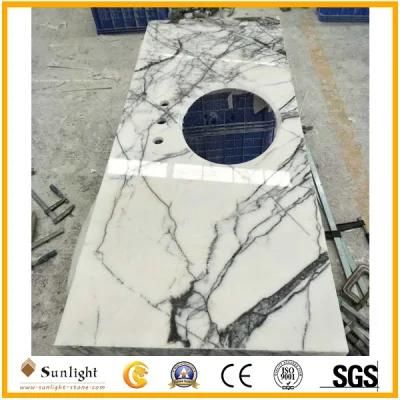Custom Natural Heaven Bird Vanity Top Marble Countertops for Kitchen