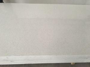 Pure White Man Made Stone Quartz Stone Slab for Kitchen and Bathroom