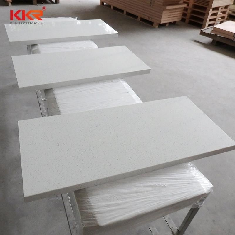 Custom Sizes Corian Solid Surface Aritificial Cultured Marble Hotel Bathroom Vanity Top