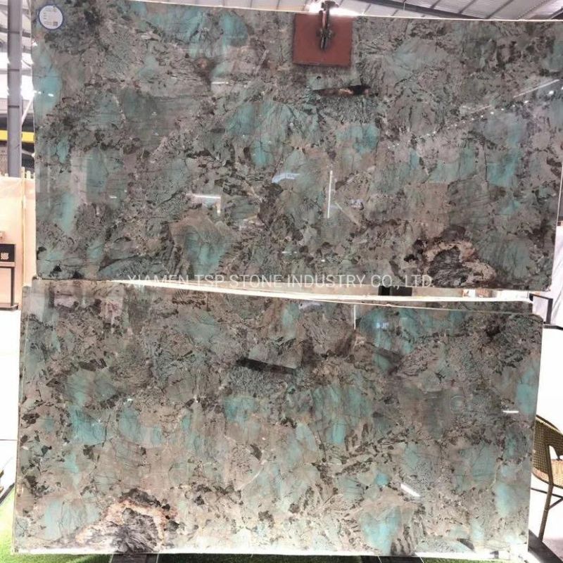 Exotic Material Natural Green Quartzite Slabs for Countertop and Wall Tile