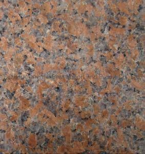 Red Color Natural Granite Paving Brick New G687 Floor Wall Tile Peach Red