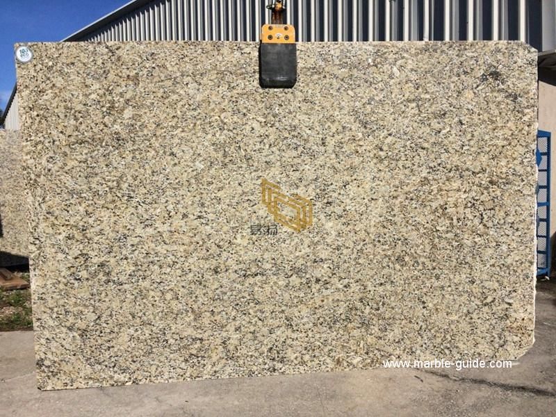 Natural Indoor Yellow Granite Stone Slab/Tile for Floor Tile/Kitchen Countertop/Vanity Top/Desk Top/Worktop
