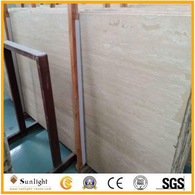 Beige Wood Big Marble Travertine, Travertine Slab
