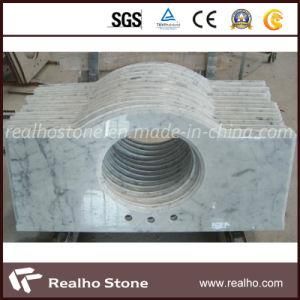 White Marble Vanity Top for Bathroom (RHCA-024)