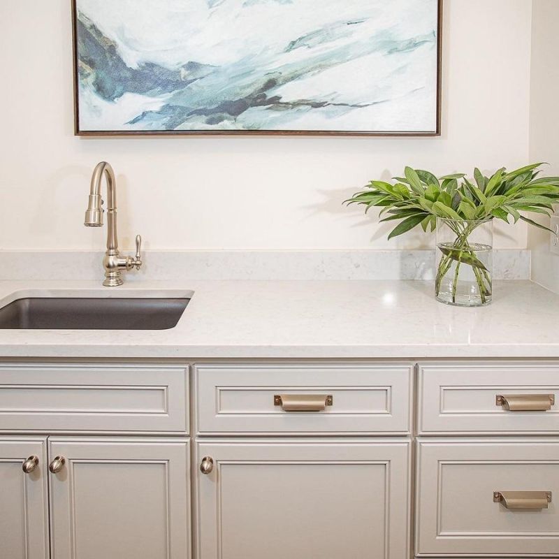 Bianco Marina Quartz for Wall/Countertop/Vanitytop