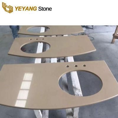 Wholesale Cream Marble Countertops Bathroom Vanity Tops