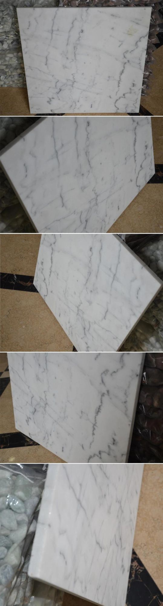 Commercial and Residential Decorative Kwong Sal White Marble Stone