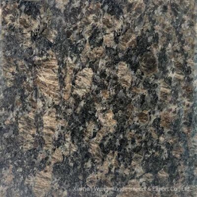 Saphirebrown Granite with Rich Texture and Smooth Surfaces for Countertops and Interior Decorations
