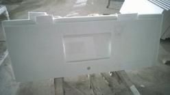 Customized Polished Sparkle Quartz Bathroom Countertop