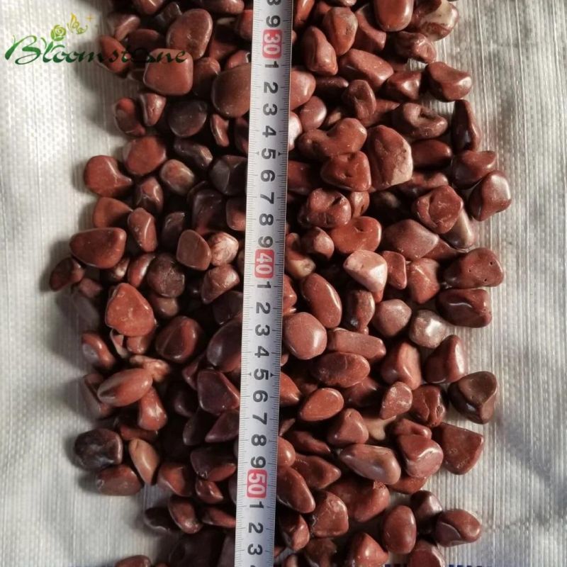 2021 New Products Pebble Decoration Polished Jade Green Pebbles for Plants