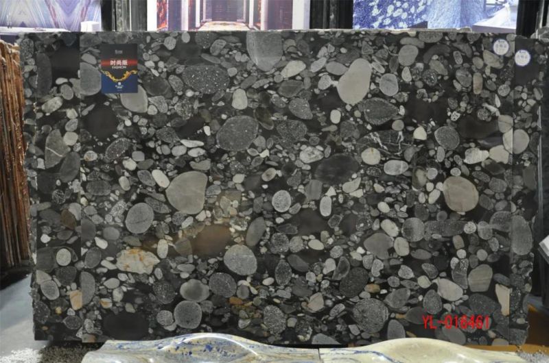 Stone Feminine Grey Marble Slabs for Flooring Tile, Countertop