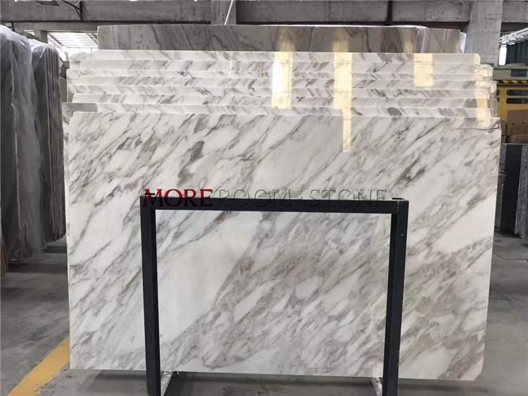 Arabescato Carrera White Marble for Bathroom Floor and Wall Design