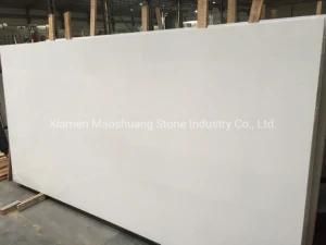 Beige/White/Black/Red/Blue/Grey Pure White Engineered Quartz/Marble/Granite Slabs for Kitchen Bathroom Furniture Counter Tops
