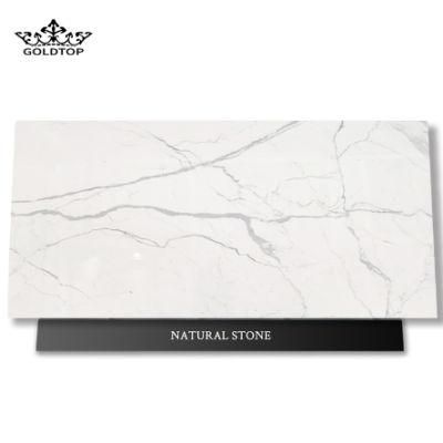 Calacatta White Kitchen Countertops Worktop Table Tops Bathroom Vanity Wall Panels Natural Stone Marble Slab