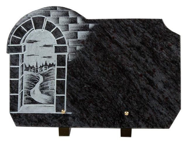 European Funeral Granite Plaques for Sale