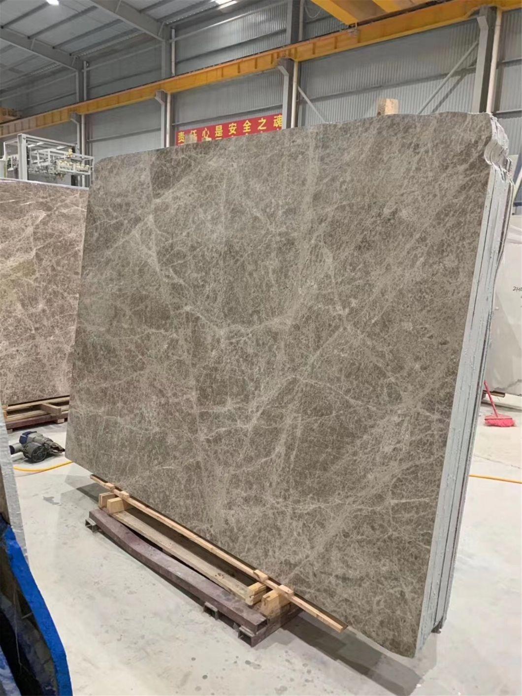 Aurora Borealis Grey Stone Marble for Flooring Tiles Slabs Countertops/Worktops/Vanitytops