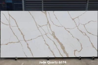 New Design Style Jade Artificial Quartz Slate White Artificial Quartz Stone