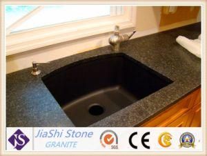 Cheap Chinese Floor Material Shanxi Black Granite Vanity Bathroom