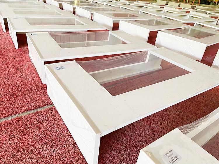 Factory Outlet Customizable Living Room Furniture Bathroom Vanity Table Quartz Bathroom Vanities Countertops Vanity Tops