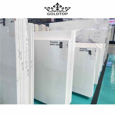 Best Price Crystal White Natural Stone Slabs Greek Crystal White Marble Natural Stone Slab